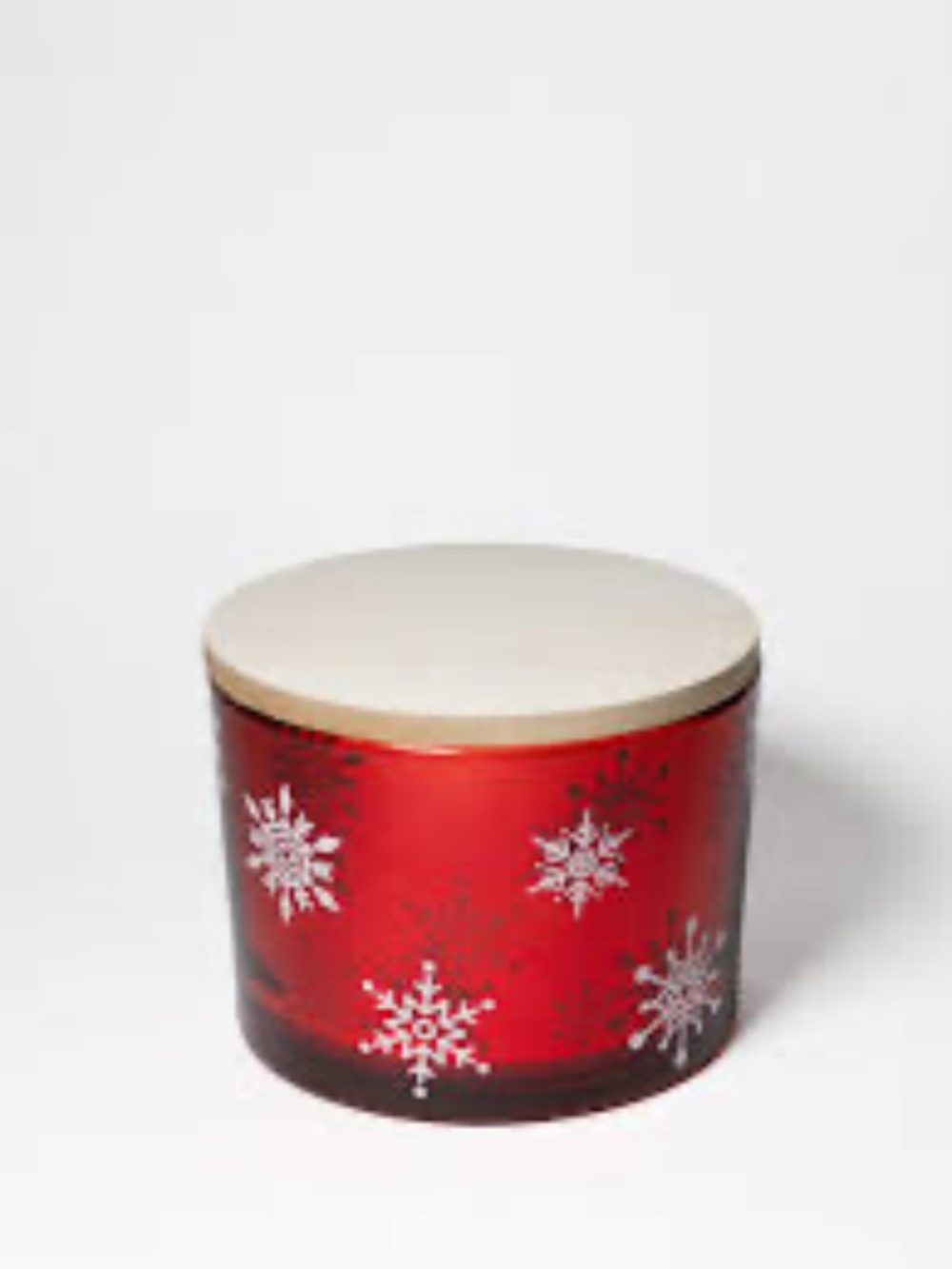 Sand and Fog Christmas Snowflake Candle - Winter Pine 12 oz